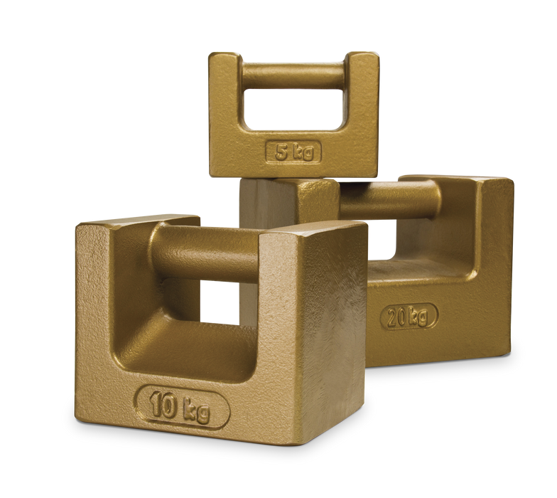 OIML Class M1 Metric Cast Iron Calibration Weights - Grip Handle