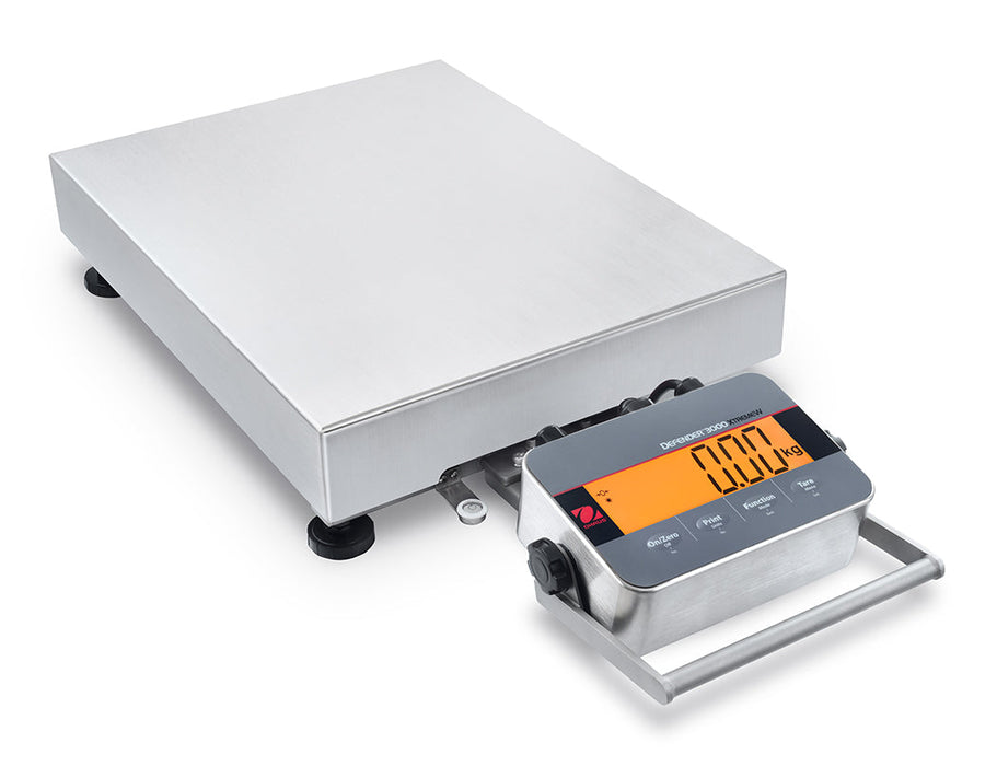 Ohaus Defender 3000 Washdown Low-Profile Bench Scale (i-D33)