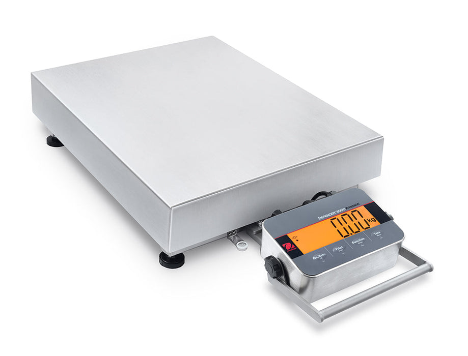 Ohaus Defender 3000 Washdown Low-Profile Bench Scale (i-D33)