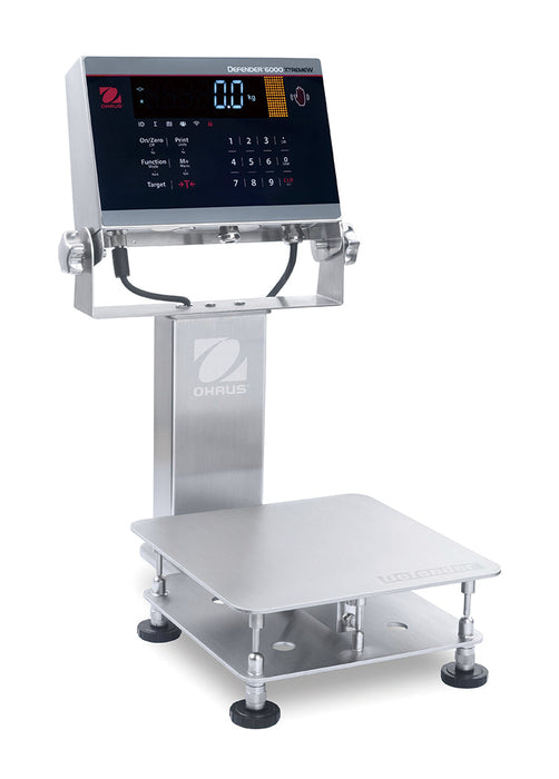 Ohaus Defender 6000 Washdown Bench Scale - Metal Indicator (i-D61XW)